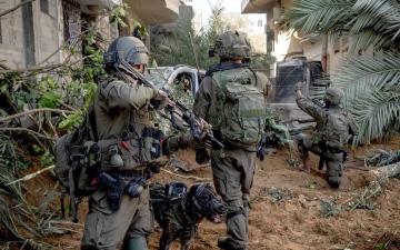 الصورة: الصورة: إسرائيل تعلن مقتل 100 من مسلحي «حماس»  في خان يونس