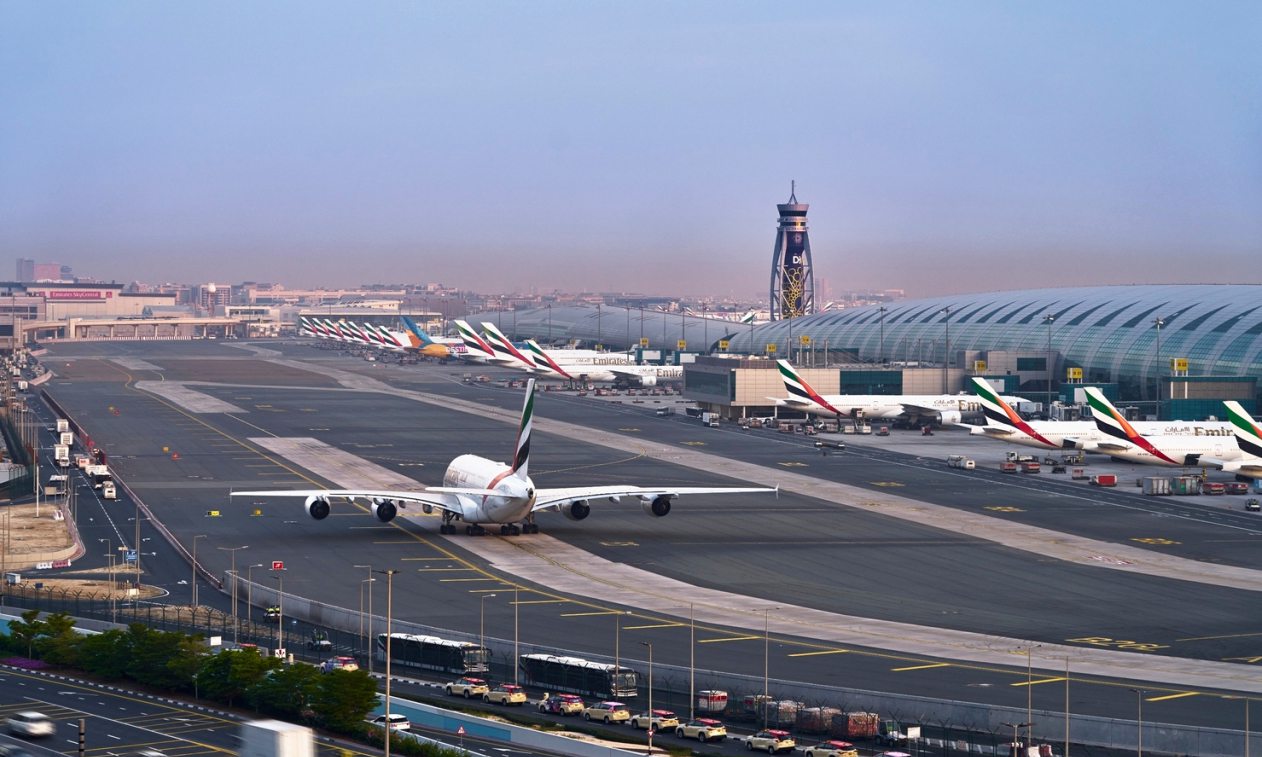 الصورة : مطار دبي يواصل الحفاظ على مكانته الأكبر من حيث السعة المقعدية للرحلات الدولية |  أرشيفية