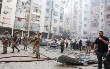 الصورة: الصورة: إسرائيل تعلن اغتيال 11 قيادياً في «حزب الله»