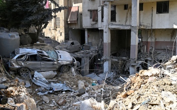 الصورة: الصورة: لبنان.. ارتفاع ضحايا الغارة الإسرائيلية على بيروت إلى 37 قتيلاً