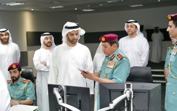 الصورة: الصورة: محمد بن سعود يشيد بالربط الإلكتروني لقطاع الأمن والعدالة في رأس الخيمة