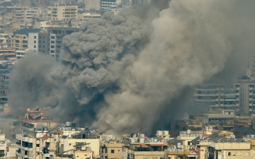 الصورة: الصورة: إسرائيل: استخدمنا 80 طناً من المتفجرات لاستهداف قيادة «حزب الله»